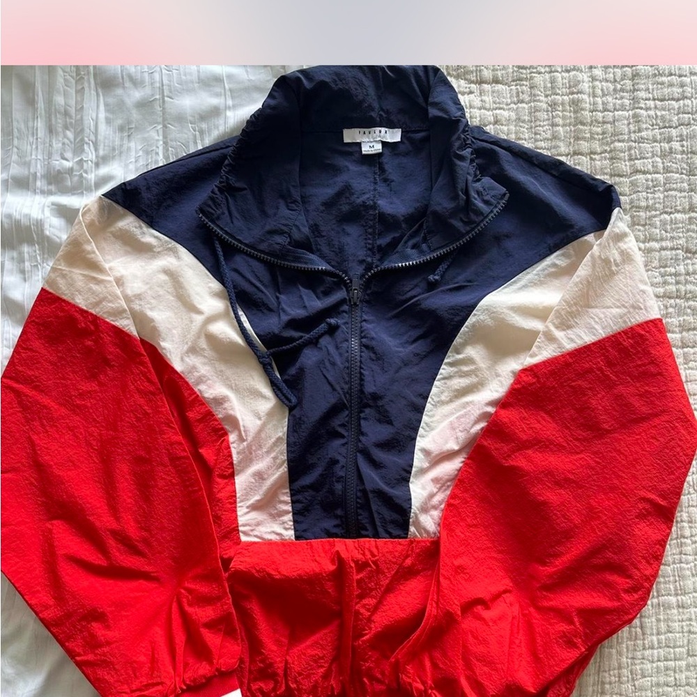 FAVLUX Navy Windbreaker Jacket